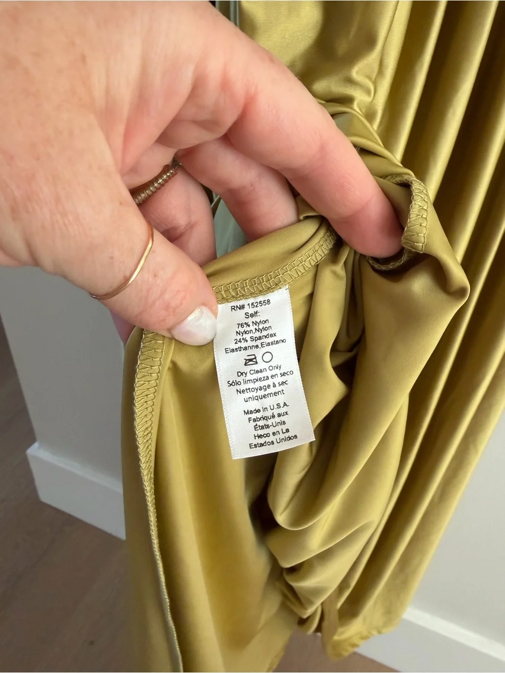 Delfi Collective Olive green Oriana satin basque waist maxi dress - Picture 8 of 10